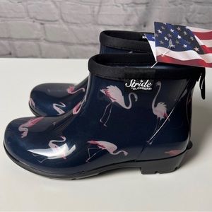 NEW Stride by Sloggers Flamingo Waterproof Garden & Rain Half Boot